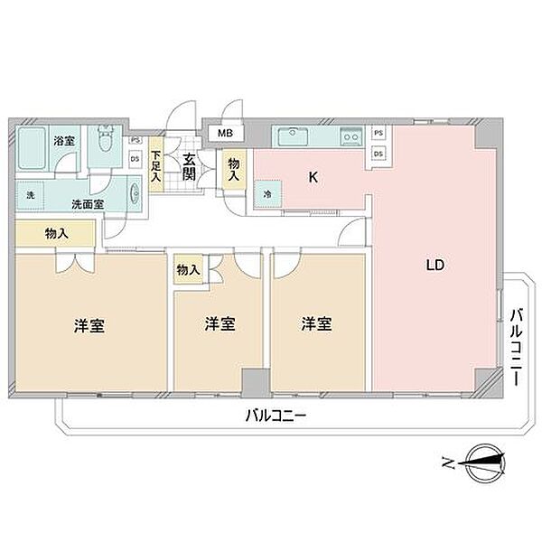 間取りを拡大表示