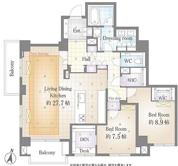 間取りを拡大表示