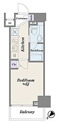 クレイシア巣鴨駅前 1Kの間取図画像