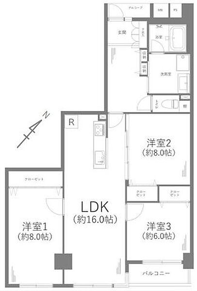 間取りを拡大表示