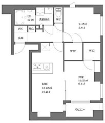 物件の間取り