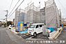 外観：【2025/2/28撮影】角地！採光、通風、良好な角地の住まい　並列2台駐車可　全3区画分譲地　JR草津駅まで徒歩22分