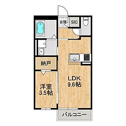 間取図画像 1LDK