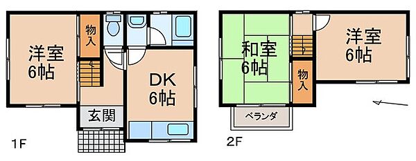 一戸建16076 ｜和歌山県和歌山市手平4丁目(賃貸一戸建3DK・1階・55.07㎡)の写真 その1