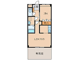 パロ・アルトＢ  ｜ 和歌山県和歌山市北島（賃貸アパート1LDK・1階・36.00㎡） その2