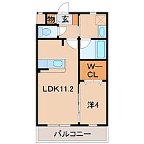 ノース・タツノII  ｜ 和歌山県和歌山市北（賃貸マンション1LDK・2階・40.12㎡） その2