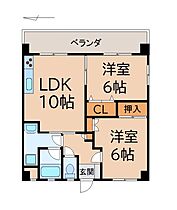 メゾンローズ  ｜ 和歌山県和歌山市神前（賃貸マンション2LDK・2階・52.56㎡） その2