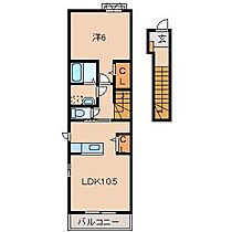 セレーノII  ｜ 和歌山県和歌山市朝日（賃貸アパート1LDK・2階・44.97㎡） その2