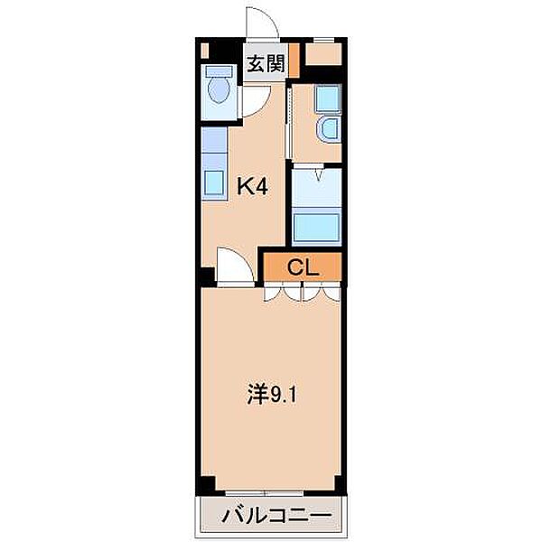 和歌山県橋本市北馬場(賃貸アパート1K・2階・31.02㎡)の写真 その2