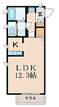 キャラ21  ｜ 和歌山県和歌山市南中間町（賃貸マンション1R・1階・33.21㎡） その2