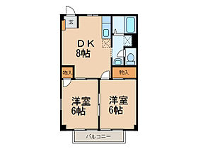 和歌山県岩出市中迫（賃貸アパート2DK・2階・44.71㎡） その2