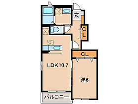 和歌山県和歌山市栄谷（賃貸アパート1LDK・1階・44.24㎡） その2