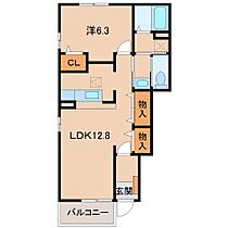 和歌山県橋本市胡麻生（賃貸アパート1LDK・1階・46.49㎡） その2