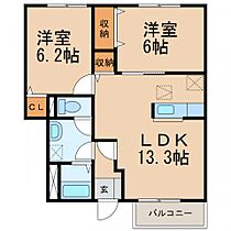 和歌山県和歌山市津秦（賃貸アパート2LDK・1階・58.58㎡） その2