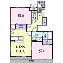 和歌山県和歌山市里（賃貸アパート2LDK・1階・54.21㎡） その2