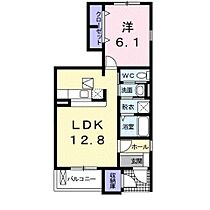 和歌山県橋本市神野々（賃貸アパート1LDK・1階・46.03㎡） その2