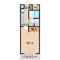 和歌山県和歌山市川辺（賃貸アパート1K・2階・24.75㎡） その2