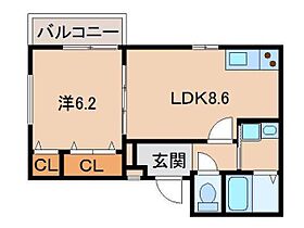 和歌山県和歌山市田中町5丁目（賃貸アパート1LDK・2階・36.40㎡） その2