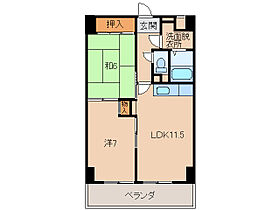 コレーオス堀止  ｜ 和歌山県和歌山市堀止南ノ丁（賃貸マンション2LDK・5階・56.40㎡） その2