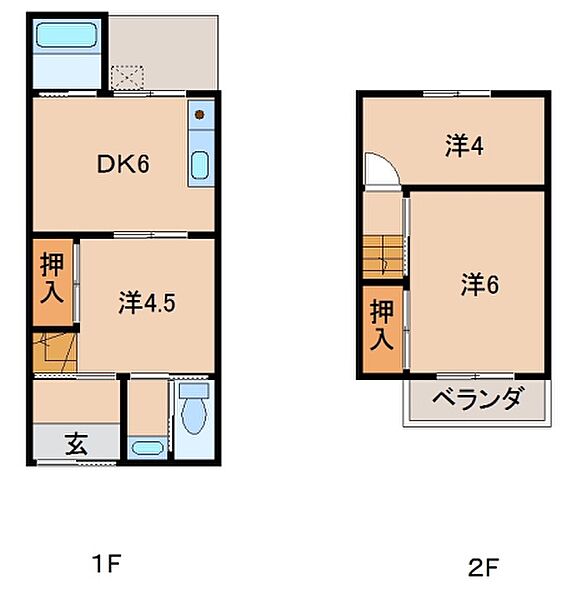 和歌浦東K住宅 ｜和歌山県和歌山市和歌浦東2丁目(賃貸アパート3DK・1階・47.10㎡)の写真 その1