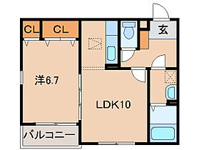 フォレスタ・高松III  ｜ 和歌山県和歌山市西高松2丁目（賃貸アパート1LDK・1階・41.92㎡） その2