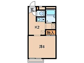 蘭館  ｜ 和歌山県海南市名高（賃貸アパート1K・2階・23.18㎡） その2