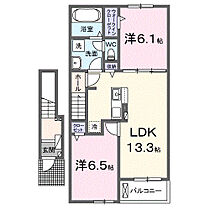 サンリットIII  ｜ 和歌山県和歌山市内原（賃貸アパート2LDK・2階・59.58㎡） その2