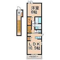 Ｙｕ・Ｒｉａｎ24  ｜ 和歌山県和歌山市黒田（賃貸アパート1LDK・2階・44.97㎡） その2