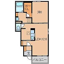 菫  ｜ 和歌山県橋本市神野々（賃貸アパート1LDK・1階・45.09㎡） その2