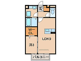 フィオーレ野崎II  ｜ 和歌山県和歌山市野崎（賃貸アパート1LDK・2階・33.39㎡） その2