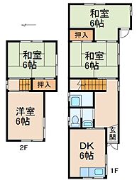 🉐敷金礼金0円！🉐一戸建16055