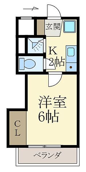 ラヴニール ｜和歌山県和歌山市次郎丸(賃貸マンション1K・4階・20.00㎡)の写真 その2