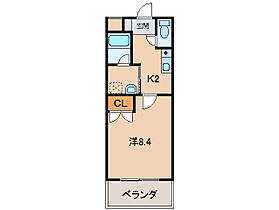 ル・マンＡ3番館  ｜ 和歌山県和歌山市中（賃貸マンション1K・2階・27.66㎡） その2