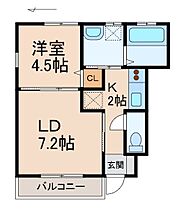 クラウンハイツ梅原III  ｜ 和歌山県和歌山市梅原（賃貸アパート1LDK・1階・35.41㎡） その2