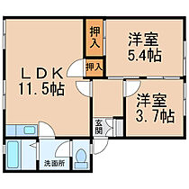 ディアス妙寺  ｜ 和歌山県伊都郡かつらぎ町大字妙寺（賃貸アパート2LDK・1階・46.39㎡） その2