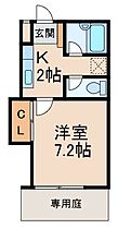 フローラゆかわ  ｜ 和歌山県紀の川市東国分（賃貸アパート1K・1階・24.50㎡） その2