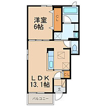 シャン・ノールXVII  ｜ 和歌山県和歌山市福島（賃貸アパート1LDK・1階・45.09㎡） その2