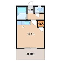 コーポ川上  ｜ 和歌山県橋本市古佐田2丁目（賃貸アパート1R・1階・19.83㎡） その2