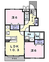 エスペランサII  ｜ 和歌山県橋本市胡麻生（賃貸アパート2LDK・1階・54.21㎡） その2