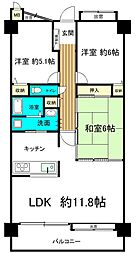 間取図画像 3LDK