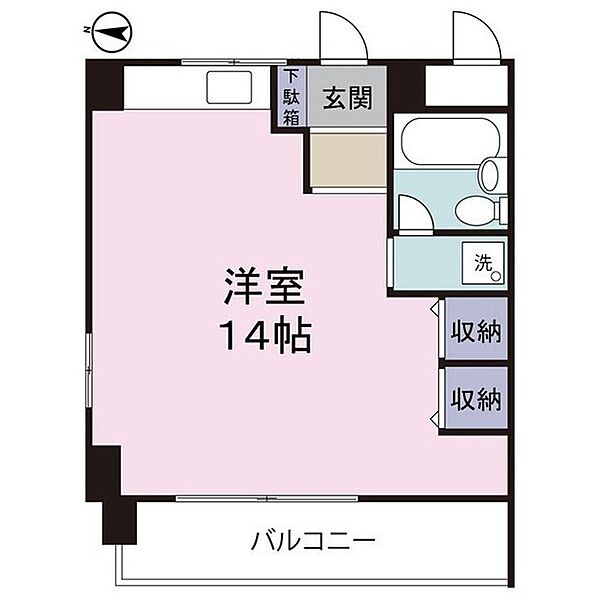 レジデンスヒロ 306｜埼玉県さいたま市浦和区常盤8丁目(賃貸マンション1R・3階・33.90㎡)の写真 その2