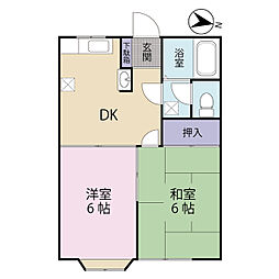 間取図画像 2DK