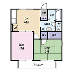 間取図画像 2DK
