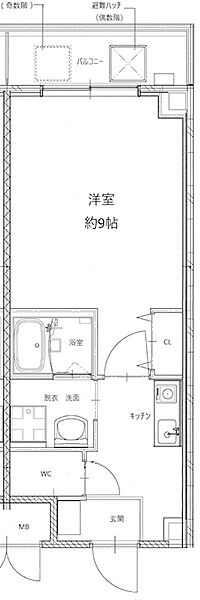 ル・クール長瀬 201｜大阪府東大阪市柏田東町(賃貸マンション1K・2階・27.00㎡)の写真 その2