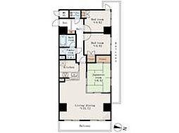 レクセル保土ケ谷 3LDKの間取図画像