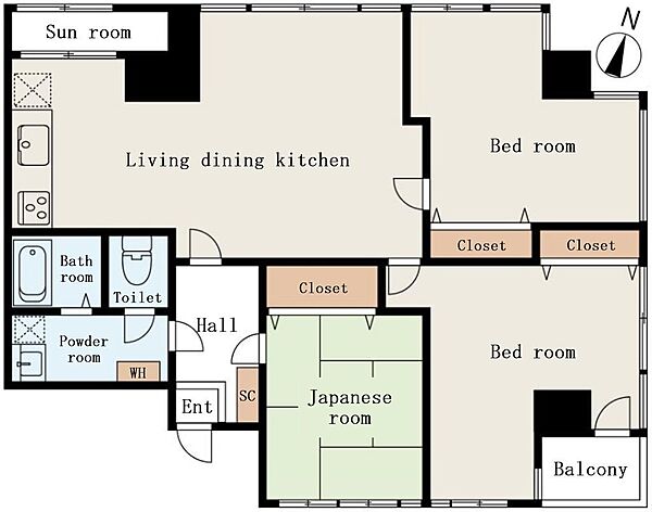 間取りを拡大表示