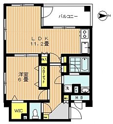 セントアラベラ 1LDKの間取図画像