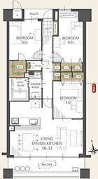間取図画像 3LDK