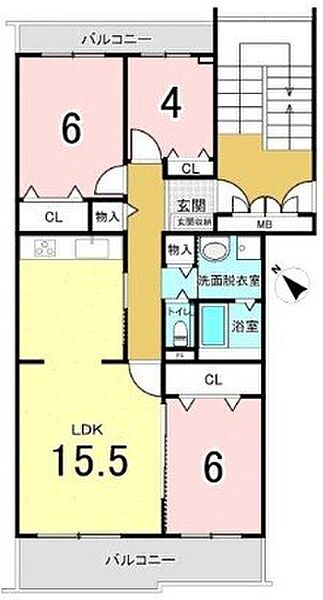 リビング/ダイニングを拡大表示
