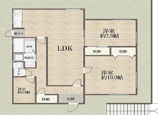間取りを拡大表示
